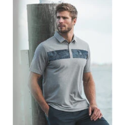 TravisMathews Everything Is Kewl Mens Polo Shirt 5 TravisMathews Everything Is Kewl Mens Polo Shirt -TravisMathew Store 10531 2