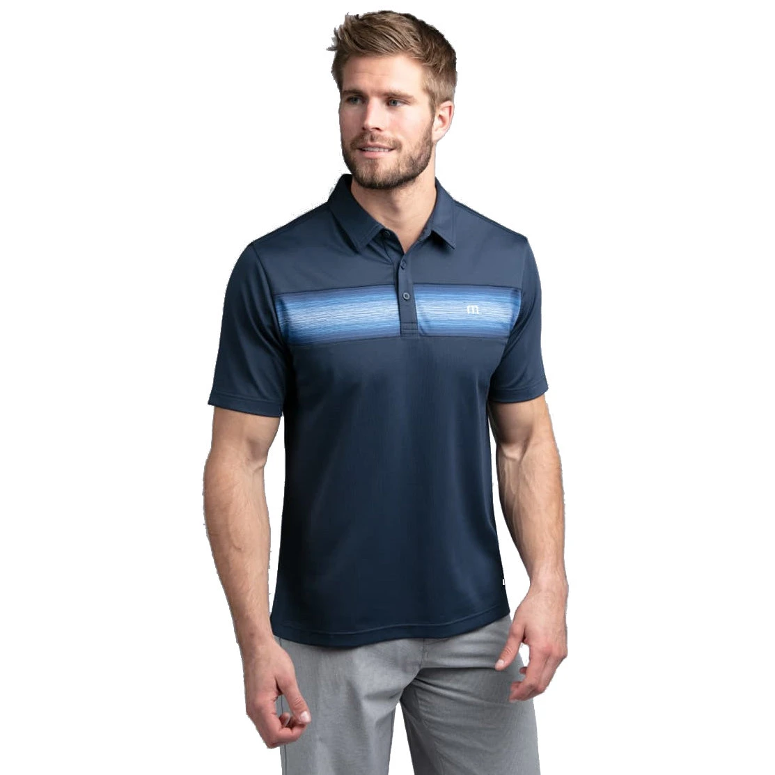 TravisMathew The Big Freeze Mens Polo Shirt 1 TravisMathew The Big Freeze Mens Polo Shirt