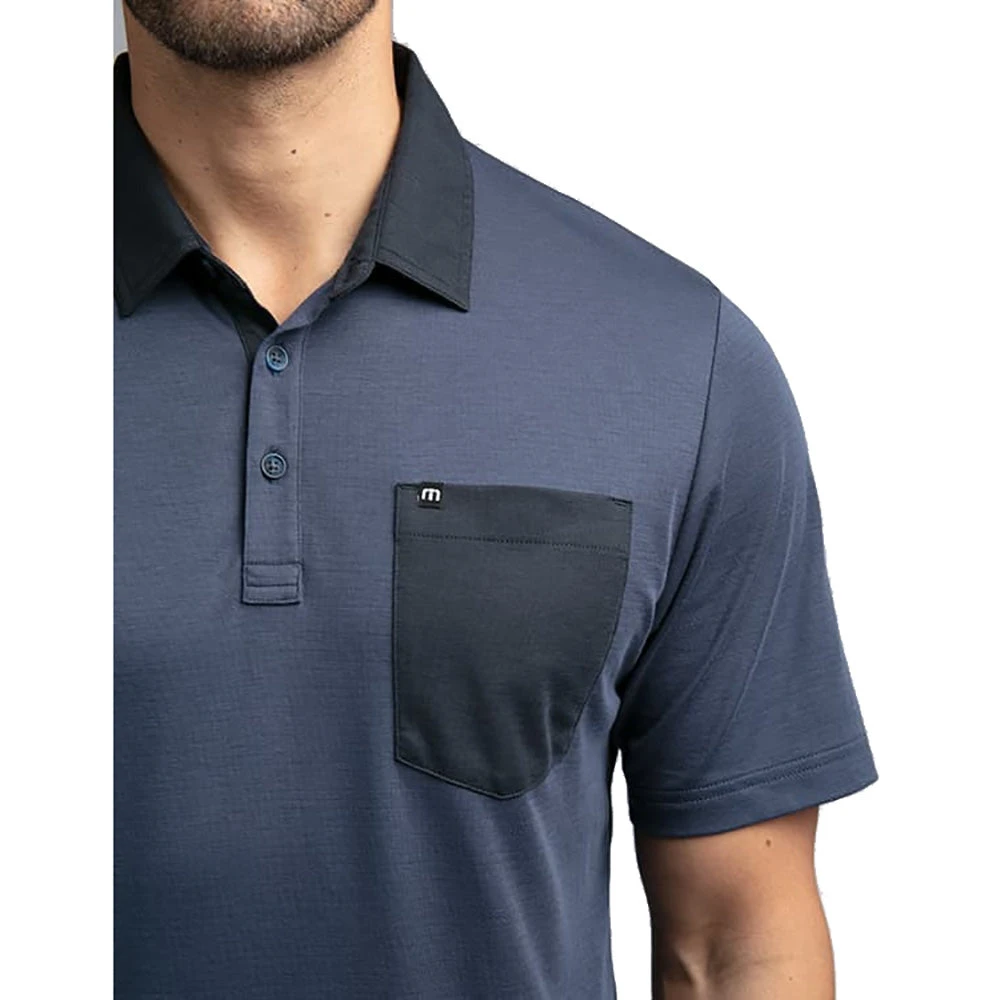 TravisMathew No Hitter Mens Polo Shirt 2 TravisMathew No Hitter Mens Polo Shirt - Image 2