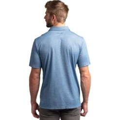 TravisMathew Two Min Drill Mens Golf Polo -TravisMathew Store 11565 HTHRBLUEOPAL 1 dca2b91b 351e 41a8 bea9 c4ff72d460bd