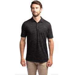 TravisMathew Flying Tortilla Mens Golf Polo -TravisMathew Store 11592 BLACK