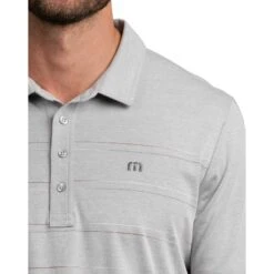 TravisMathew Onto Something Here Mens Golf Polo -TravisMathew Store 11596 HEATHERSLEET 2 714b5969 6bd9 4dde 8e8a cf97058ab754