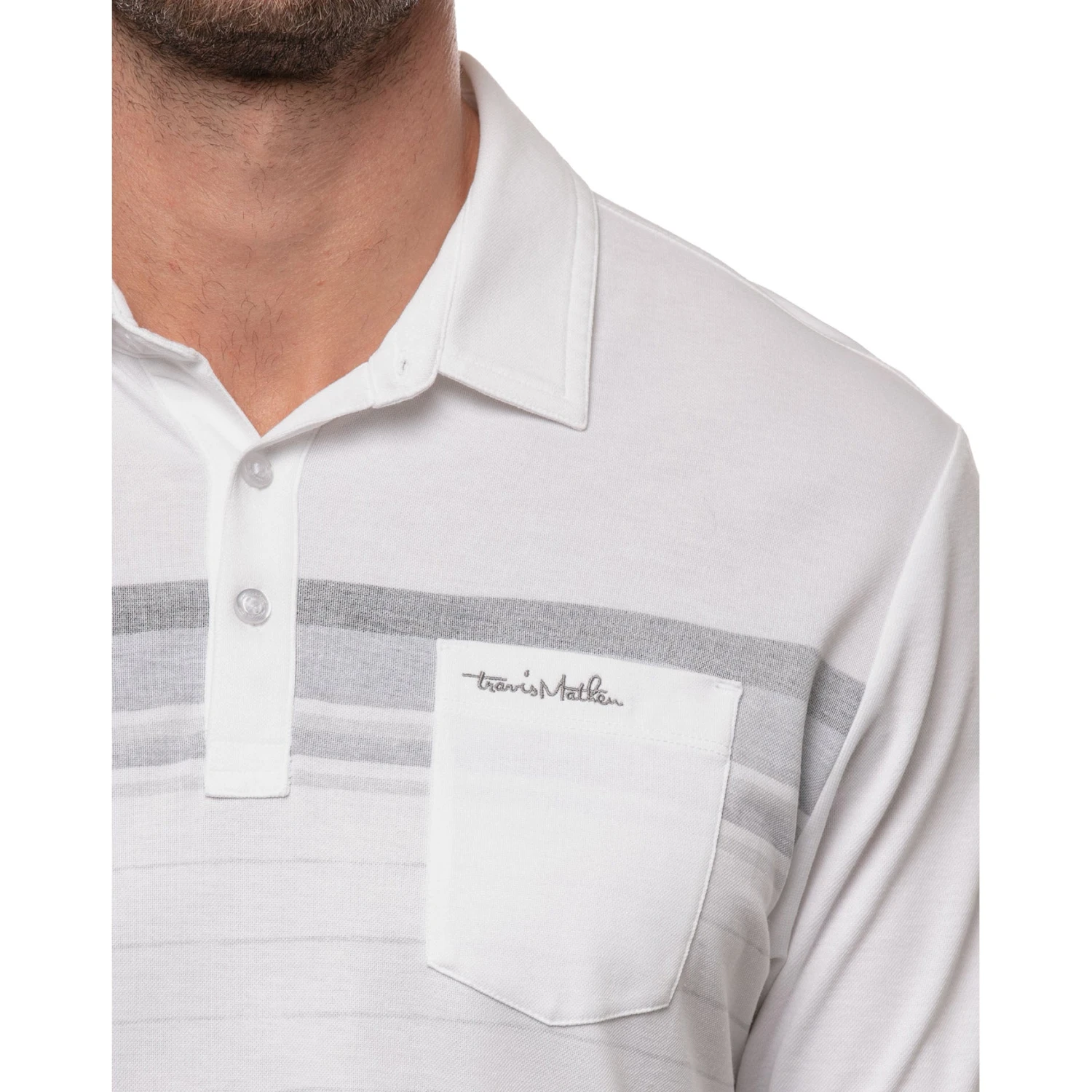 TravisMathew Off The Tracks Mens Golf Polo 3 TravisMathew Off The Tracks Mens Golf Polo - Image 3
