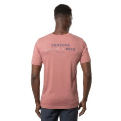 TravisMathew Finest Bottle Sargasso Sea Mens Golf T-Shirt -TravisMathew Store 11843 HTHRRUBYWINE 1