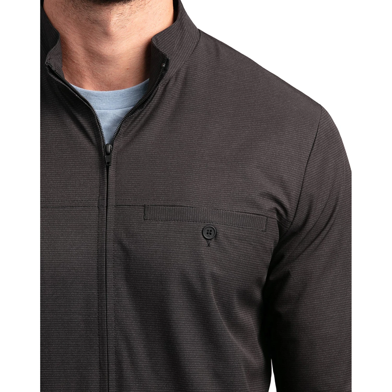 TravisMathew Mic Check Mens Jacket 3 TravisMathew Mic Check Mens Jacket - Image 3