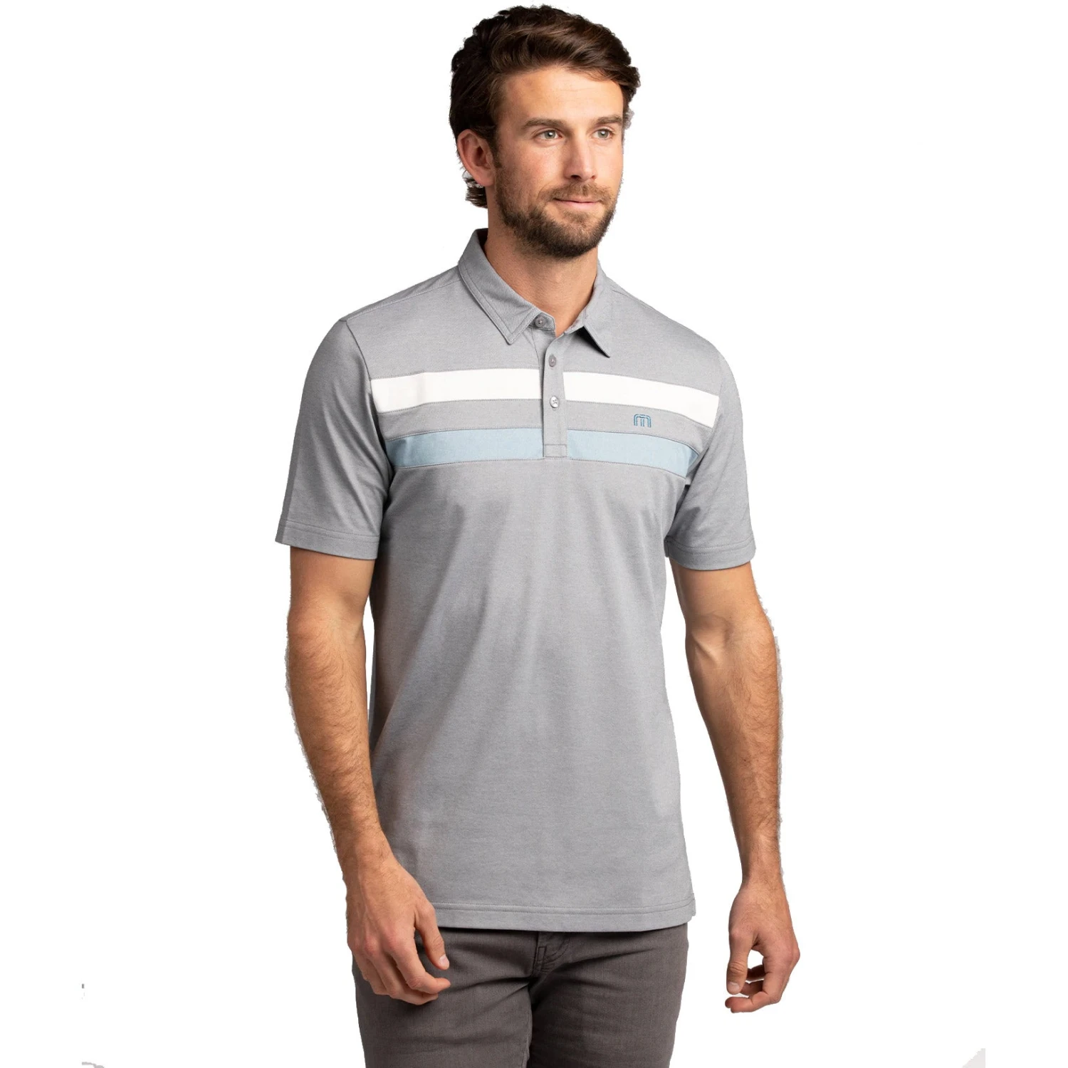 TravisMathew Postcard Home Mens Golf Polo 1 TravisMathew Postcard Home Mens Golf Polo