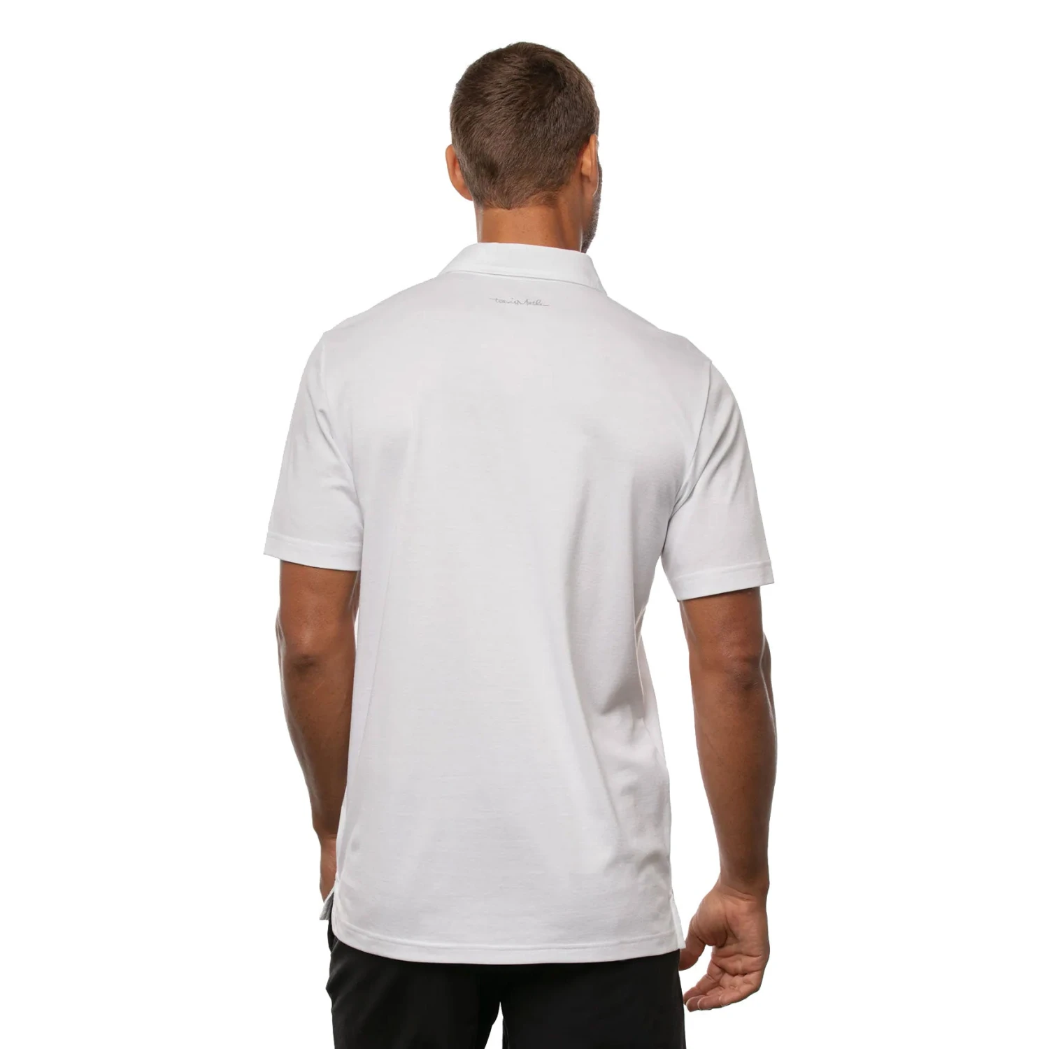 TravisMathew Good Life White Mens Golf Polo 2 TravisMathew Good Life White Mens Golf Polo - Image 2