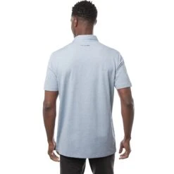 TravisMathew Aerial View Heather Federal Blue Mens Golf Polo 5 TravisMathew Aerial View Heather Federal Blue Mens Golf Polo -TravisMathew Store 21167 HTHRFEDRLBLU 2 120e1b87 ed12 450f 8111 a5e9f0499c8e