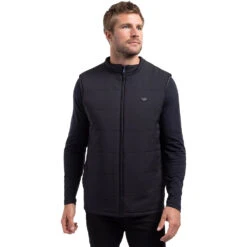 TravisMathew Damp Defense Mens Golf Vest -TravisMathew Store 22689 NTSHADOW4NTS 2