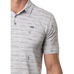 TravisMathew Draggin Anchor Mens Golf Polo -TravisMathew Store 24548 HTRLTGRY0HLG 2