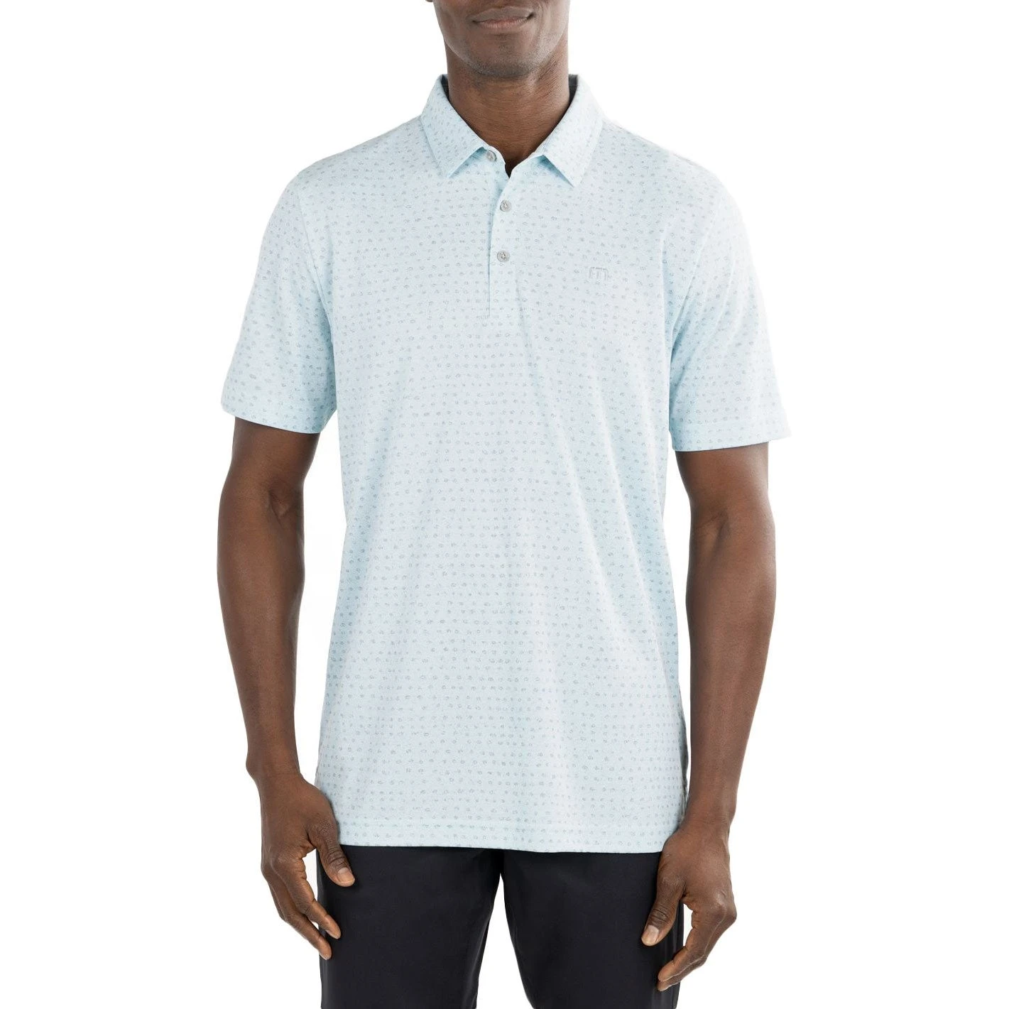 TravisMathew Thundersnow Mens Golf Polo 1 TravisMathew Thundersnow Mens Golf Polo