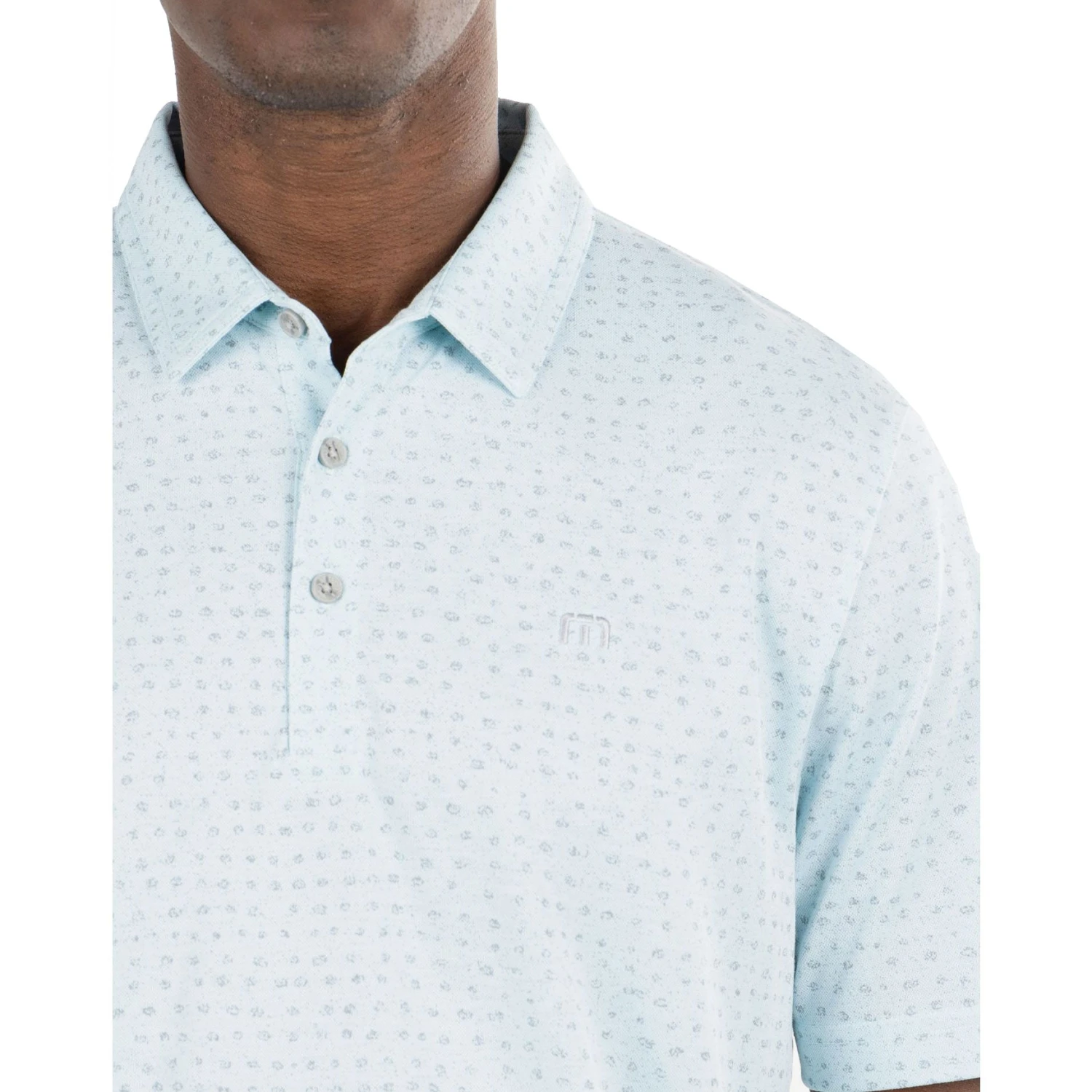 TravisMathew Thundersnow Mens Golf Polo 3 TravisMathew Thundersnow Mens Golf Polo - Image 3