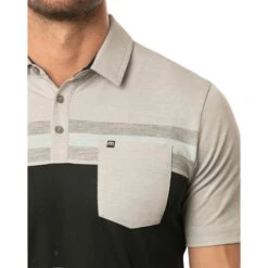 TravisMathew Salad Days Mens Golf Polo -TravisMathew Store 26150 HTRLTGRY0HLG 2 d648144e 603d 4384 8572 78381061bc7d