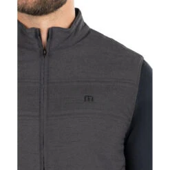 TravisMathew Apex Flex Heather Black Mens Golf Vest -TravisMathew Store 27026 HTHRBLACK0HBL 2 133e8233 4d9c 4c73 9966 a6f1bdce41ec