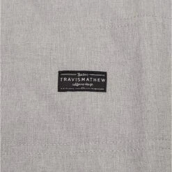 TravisMathew Interlude Heather Sleet Mens Golf Puffer Vest -TravisMathew Store 27050 HTHRSLEET0HSL 2