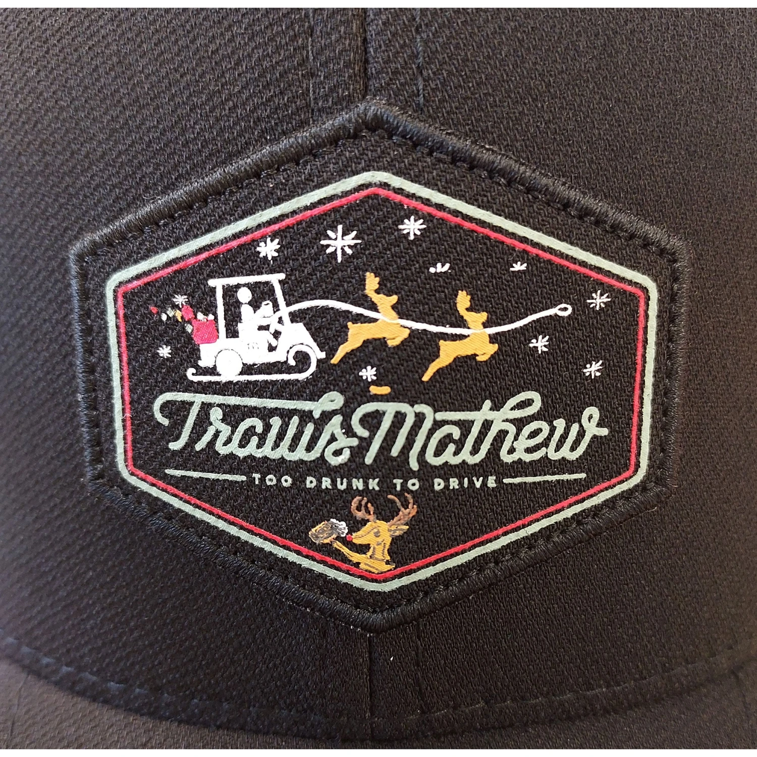 TravisMathew Christmas Countdown Mens Hat 2 TravisMathew Christmas Countdown Mens Hat - Image 2