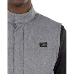 TravisMathew Heated Negotiations Heather Dark Grey Mens Golf Vest 5 TravisMathew Heated Negotiations Heather Dark Grey Mens Golf Vest -TravisMathew Store 30741 HTHRGREY9HDG 2