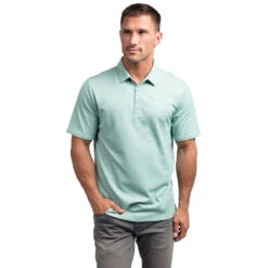 TravisMathew Classy Mens Golf Polo 28 TravisMathew Classy Mens Golf Polo -TravisMathew Store CLASSY HTHBERYLGREEN