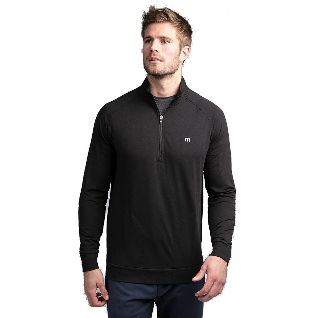 TravisMathew Zachary Mens Golf 1/2 Zip 1 TravisMathew Zachary Mens Golf 1/2 Zip