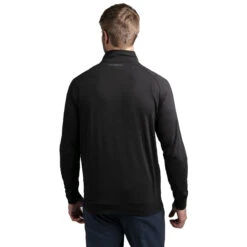 TravisMathew Zachary Mens Golf 1/2 Zip 12 TravisMathew Zachary Mens Golf 1/2 Zip -TravisMathew Store ZACHARY BLACK 2